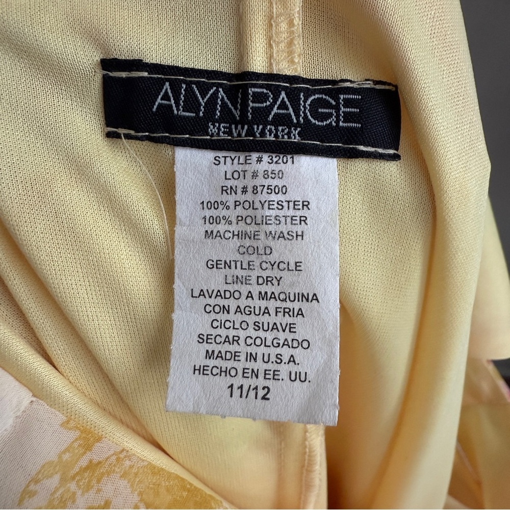 Alyn Paige Y2K Floral Fairy Midi Chiffon Dress - Picture 3 of 7